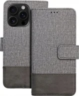 Etui i futerały do telefonów - OEM Kabura GOMMA Book do IPHONE 16 Pro szary - miniaturka - grafika 1