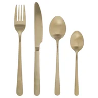 Zestawy sztućców - Secret de Gourmet Komplet sztućców GREEN HARMONY 24 elementy kolor złoty 173746 - miniaturka - grafika 1