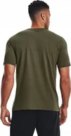 Koszulki męskie - Under Armour Koszulka męska Under Armour Sportstyle Left Chest SS khaki 1326799 390 M - miniaturka - grafika 1