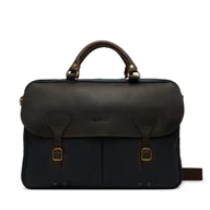 Teczki i aktówki - Aktówka Barbour UBA0004NY91 Granatowy - miniaturka - grafika 1