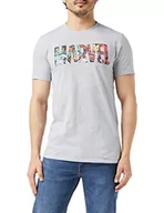 Bluzy męskie - Marvel Męska bluza z logo Character Infill, szary (Sports Grey Spgr) xxl sweatshirt, XXL - miniaturka - grafika 1