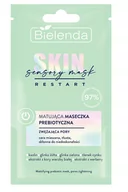 Maseczki do twarzy - Bielenda SKIN RESTART SENSORY MASK MATUJĄCA MASECZKA PREBIOTYCZNA, ZWĘŻAJĄCA PORY, 8G 5902169048914 - miniaturka - grafika 1