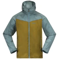 Kurtki i kamizelki sportowe męskie - Kurtka męska Bergans  Microlight Jacket Olive Green/Smoke Blue XL - miniaturka - grafika 1