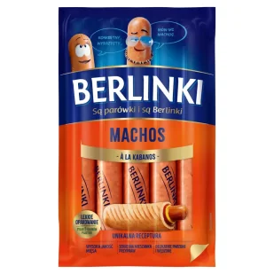 Berlinki Machos A La Kabanos 250 G Morliny - Pasztet i przetwory mięsne - miniaturka - grafika 1