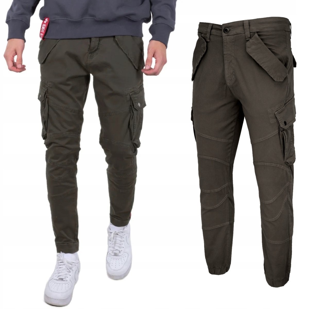 Spodnie Alpha Industries Combat Pant LW 126215 136 Grafitowe 30