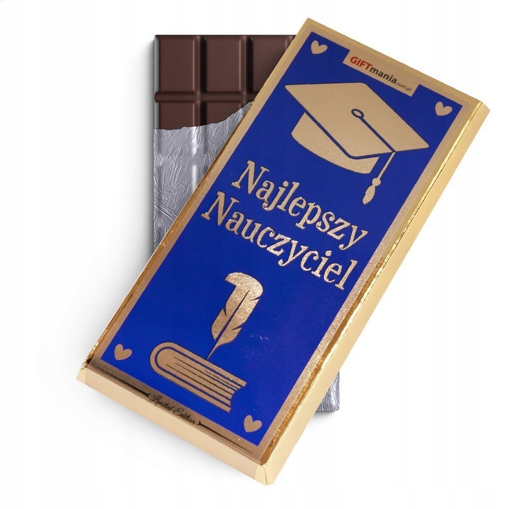 czekolada mleczna 100g Najlepszy Nauczyciel dzień nauczyciela prezent