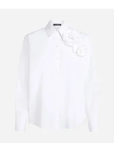 KARL LAGERFELD Koszula A2W11011 Biały Regular Fit - Koszule damskie - miniaturka - grafika 1