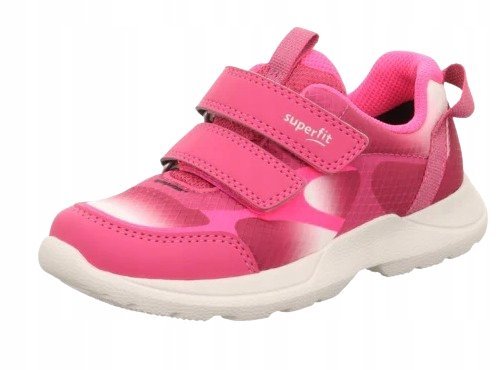 SUPERFIT RÓŻOWE SPORTOWE BUTY DZIECIĘCE Z ZAPIĘCIEM NA RZEPY 25 1J3A