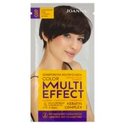 Farby do włosów i szampony koloryzujące - Joanna Multi Effect color Szamponetka koloryzująca Kasztanowy brąz 010 35 g  65993 - miniaturka - grafika 1