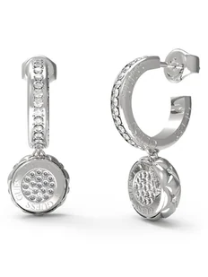 Guess Kolczyki JUBE04 596JW Srebrny - Kolczyki - miniaturka - grafika 1