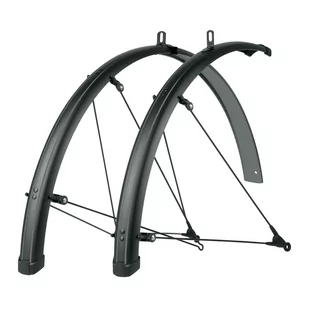 Błotniki rowerowe SKS Blumels Stripes czarne 11828 28" / 65 mm - Błotniki rowerowe - miniaturka - grafika 1
