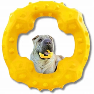 Zabawka Gryzak Z Wypustkami Do Żucia Dla Psa Zapach Wołowiny Nietoksyczna - Zabawki dla psów - miniaturka - grafika 1