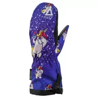 Rękawice narciarskie - Rękawiczki dziecięce Matt 3331 Kids Mitten Unicorn Rozmiar rękawiczek: 4 / Kolor: niebieski - miniaturka - grafika 1