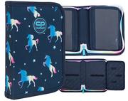 Piórniki - Patio Piórnik jednokomorowy bez wyposażenia Clipper Blue Unicorn CoolPack F076670 - miniaturka - grafika 1