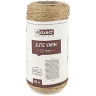 Akcesoria do pakowania - Sznurek jutowy 1.2mm / 50m szpula 800154 d.rect - miniaturka - grafika 1
