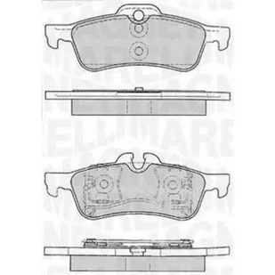 Klocki hamulcowe - komplet MAGNETI MARELLI 363916060331 - Klocki hamulcowe - miniaturka - grafika 1