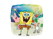 Urodziny dziecka - AMSCAN Balon foliowy SpongeBob - 43 cm - 1 szt. 4153801 - miniaturka - grafika 1