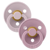 Smoczki uspokajające - BIBS 2 - Pack Dusky Lilac & Heather m Smoczek Uspokajający Kauczuk Hevea - miniaturka - grafika 1