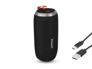 Głośnik Bluetooth LM-892 2x5W z podświetleNiem RGB, akumulator 1200 mAh, czarny. - Głośniki przenośne - miniaturka - grafika 1