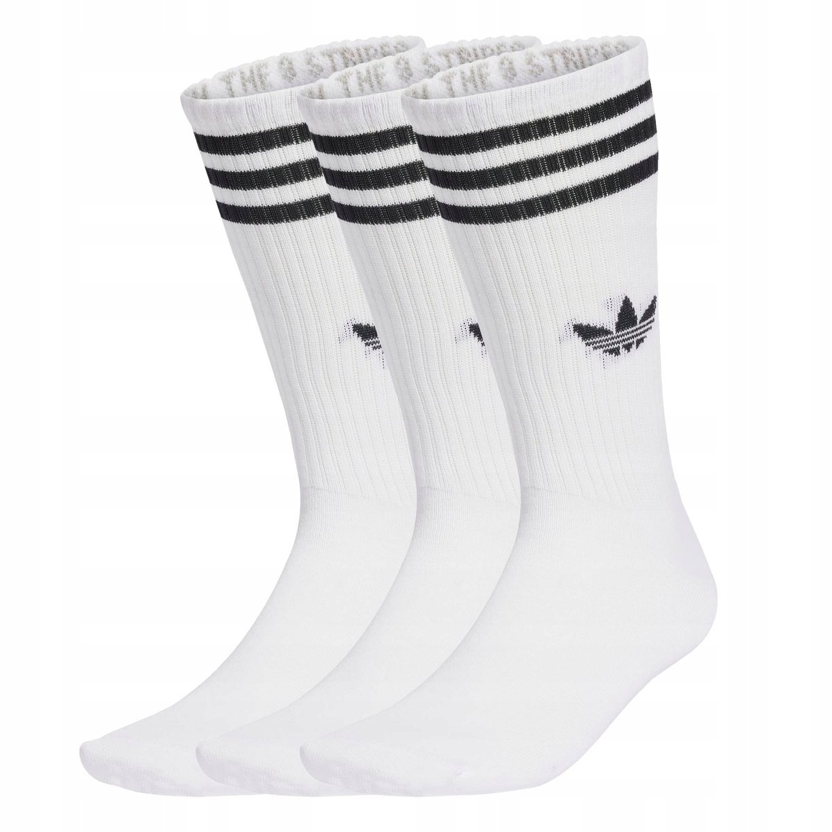 ADIDAS SKARPETY 3-STRIPES HIGH 3-PACK JV7416 r 43-45