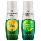 Syropy i koncentraty owocowe - 2x Syrop do Saturatora SODASTREAM Imbir Ginger + Mojito Mohito KONCENTRAT - miniaturka - grafika 1