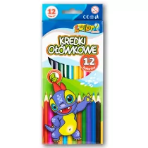 Tadeo Trading Kredki 12 kolorów ołówkowe KOLORI KR19TT - Artykuły biurowe - miniaturka - grafika 2