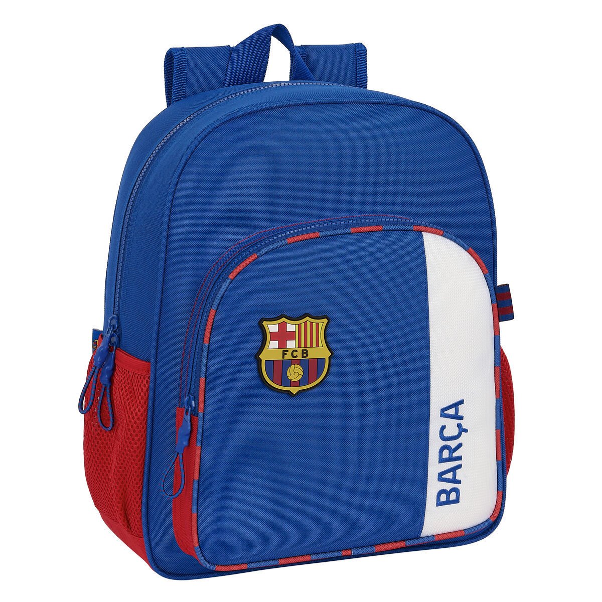 Plecak szkolny F.C. Barcelona Blue Garnet Red 32 X 38 X 12 cm