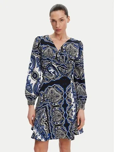 Morgan Sukienka codzienna 251-RIJAL.F Granatowy Regular Fit - Sukienki - miniaturka - grafika 1