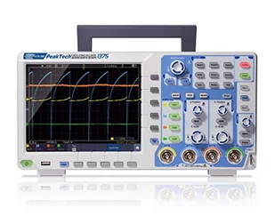 PeakTech Oscyloskop cyfrowy 4-kan AiO 100MHz 1375 PEAK_1375 - Inne urządzenia pomiarowe - miniaturka - grafika 1