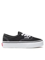 Buty dla dziewczynek - Vans Tenisówki Authentic VN000WWX6BT1 Czarny - miniaturka - grafika 1
