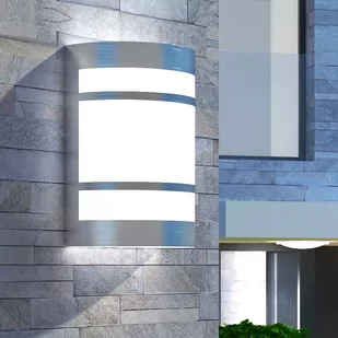 vidaXL Kinkiet zewnętrzny, stal nierdzewna - Lampy ogrodowe - miniaturka - grafika 1