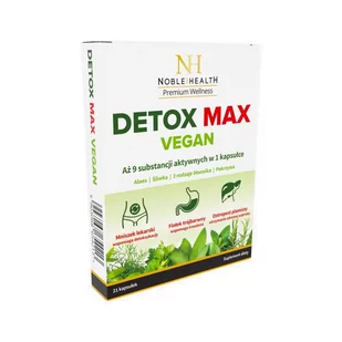 Noble Health Detox Max Vegan - Odchudzanie i oczyszczanie - miniaturka - grafika 1
