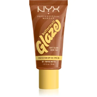 NYX Buttermelt Glaze Podkład do twarzy, Toffee Butta - Podkłady do twarzy - miniaturka - grafika 1