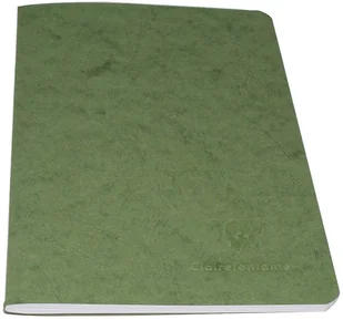 Clairefontaine"Age Bag" Grøn Notesbog A5, 96 sider/48 ark, 90gram hvidt papir, linieret, karton omslag - Zeszyty szkolne - miniaturka - grafika 1