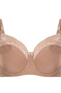 Biustonosze - Hunkemöller Biustonosz nieusztywniany z fiszbinami Sophie Brązowy - miniaturka - grafika 1