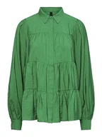 Bluzki damskie - YAS Damska bluzka Yaspala Ls Shirt S. Noos, zielony (Fern Green), M - miniaturka - grafika 1