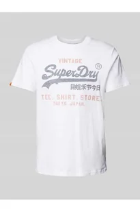 T-shirt o luźnym kroju z nadrukiem z logo - Superdry - Koszulki męskie - miniaturka - grafika 1