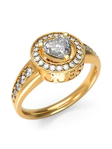 Guess Pierścionek JUBR0467 1JW Złoty - Pierścionki - miniaturka - grafika 1