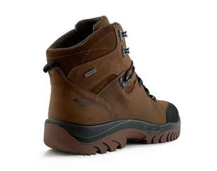 Męskie buty trekkingowe 4F OBMH260 brązowe Rozmiar: 40 - Buty trekkingowe męskie - miniaturka - grafika 3