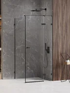 Kabiny prysznicowe - New Trendy Czarna kabina prysznicowa prawa 110x120 EXK-6902 Avexa Black XR - miniaturka - grafika 1