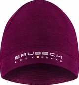 Czapki damskie - Brubeck HM10180 Czapka wełniana dwuwarstwowa unisex EXTREME WOOL śliwkowy S/M - miniaturka - grafika 1