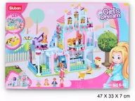 Klocki - Klocki Sluban Dziewczynka Domek z wyposażeniem 601el. 178912 GAZELO - miniaturka - grafika 1