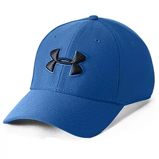 Czapki damskie - Under Armour Mężczyźni Blitzing 3.0 Czapka z Daszkiem, Niebieski/Czarny, XL - grafika 1