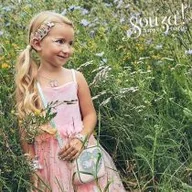 Zabawy w naśladowanie dorosłych - Kostium sukienka i skrzydła elf wróżka Rosyanne 3-4 lata - miniaturka - grafika 1