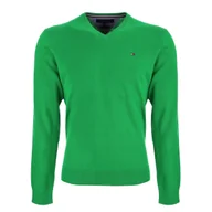 Swetry męskie - Sweter męski premium cotton TOMMY HILFIGER PACIFIC V-NK C827830472 378 XXL - miniaturka - grafika 1