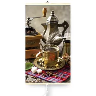 Grzejniki pokojowe - Grzejnik na podczerwień - giętki panel grzewczy 430W TRIO wzór 5 kawa, wymiary 100x57cm - miniaturka - grafika 1