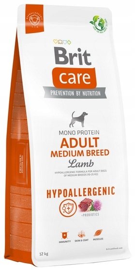 Brit Care Adult Medium Breed Lamb&Rice 24 kg