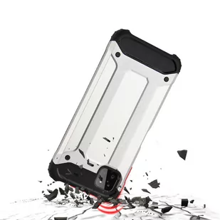 Hybrid Armor pancerne hybrydowe etui pokrowiec Samsung Galaxy A22 5G czarny - Etui i futerały do telefonów - miniaturka - grafika 3