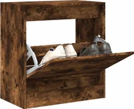 Szafki na buty - Szafka na buty dąb wędzony 60x34x63,5 cm materiał drewnopochodny - miniaturka - grafika 1