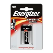 Baterie i akcesoria - Energizer Bateria Power 9V Block 1 szt. - miniaturka - grafika 1